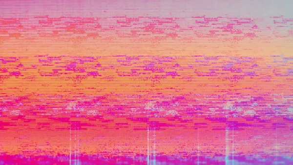 Телевизионный экран Digital Pixel Snow Noise Лицензионные Стоковые Фото