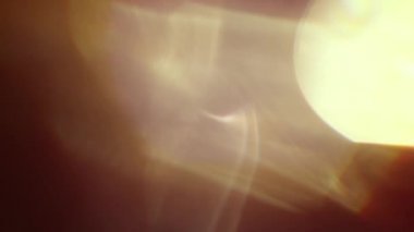 Stüdyoda Siyah Arkaplan Üzerine Gerçek Lens Fişeği Çekimi