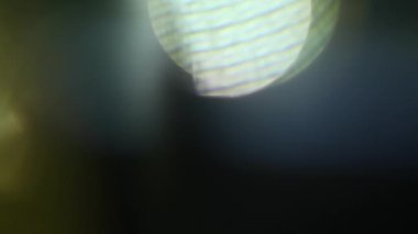 Stüdyoda Siyah Arkaplan Üzerine Gerçek Lens Fişeği Çekimi