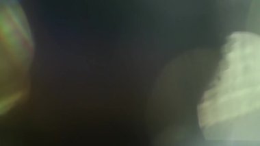 Stüdyoda Siyah Arkaplan Üzerine Gerçek Lens Fişeği Çekimi