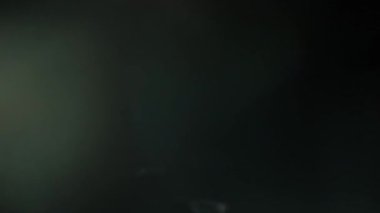 Stüdyoda Siyah Arkaplan Üzerine Gerçek Lens Fişeği Çekimi