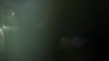 Stüdyoda Siyah Arkaplan Üzerine Gerçek Lens Fişeği Çekimi