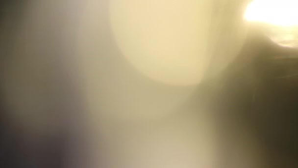 Véritable objectif Flare Shot en studio sur fond noir