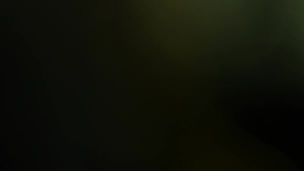 Véritable objectif Flare Shot en studio sur fond noir