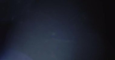 Stüdyoda Siyah Arkaplan Üzerine Gerçek Lens Fişeği Çekimi