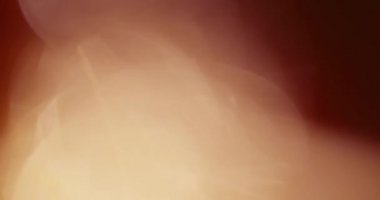 Stüdyoda Siyah Arkaplan Üzerine Gerçek Lens Fişeği Çekimi