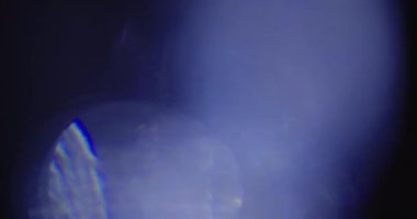 Stüdyoda Siyah Arkaplan Üzerine Gerçek Lens Fişeği Çekimi