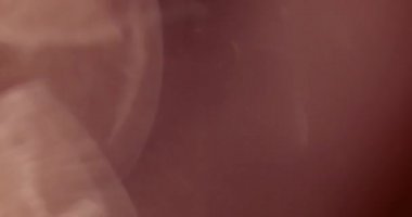 Stüdyoda Siyah Arkaplan Üzerine Gerçek Lens Fişeği Çekimi