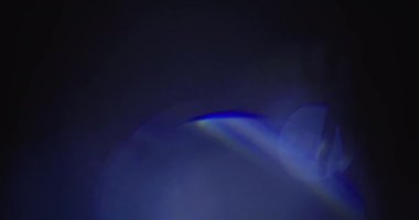 Stüdyoda Siyah Arkaplan Üzerine Gerçek Lens Fişeği Çekimi