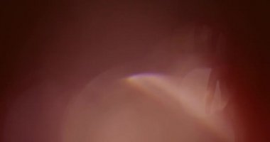 Stüdyoda Siyah Arkaplan Üzerine Gerçek Lens Fişeği Çekimi