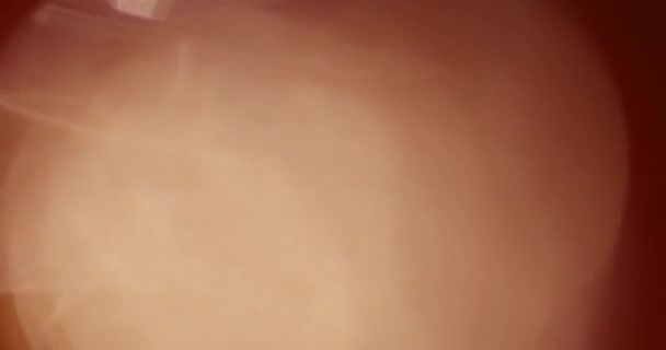 Véritable objectif Flare Shot en studio sur fond noir