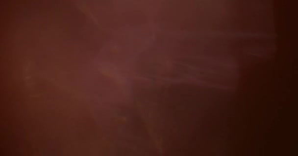 Véritable objectif Flare Shot en studio sur fond noir