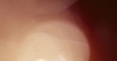 Stüdyoda Siyah Arkaplan Üzerine Gerçek Lens Fişeği Çekimi