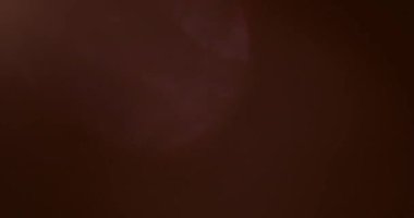 Stüdyoda Siyah Arkaplan Üzerine Gerçek Lens Fişeği Çekimi