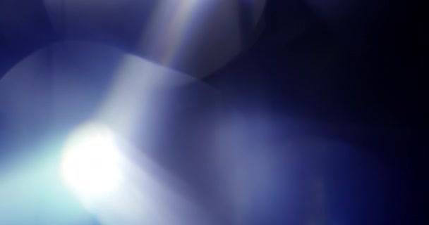 Véritable objectif Flare Shot en studio sur fond noir