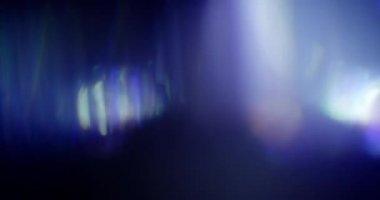 Stüdyoda Siyah Arkaplan Üzerine Gerçek Lens Fişeği Çekimi