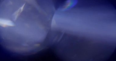 Stüdyoda Siyah Arkaplan Üzerine Gerçek Lens Fişeği Çekimi