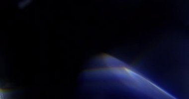 Stüdyoda Siyah Arkaplan Üzerine Gerçek Lens Fişeği Çekimi