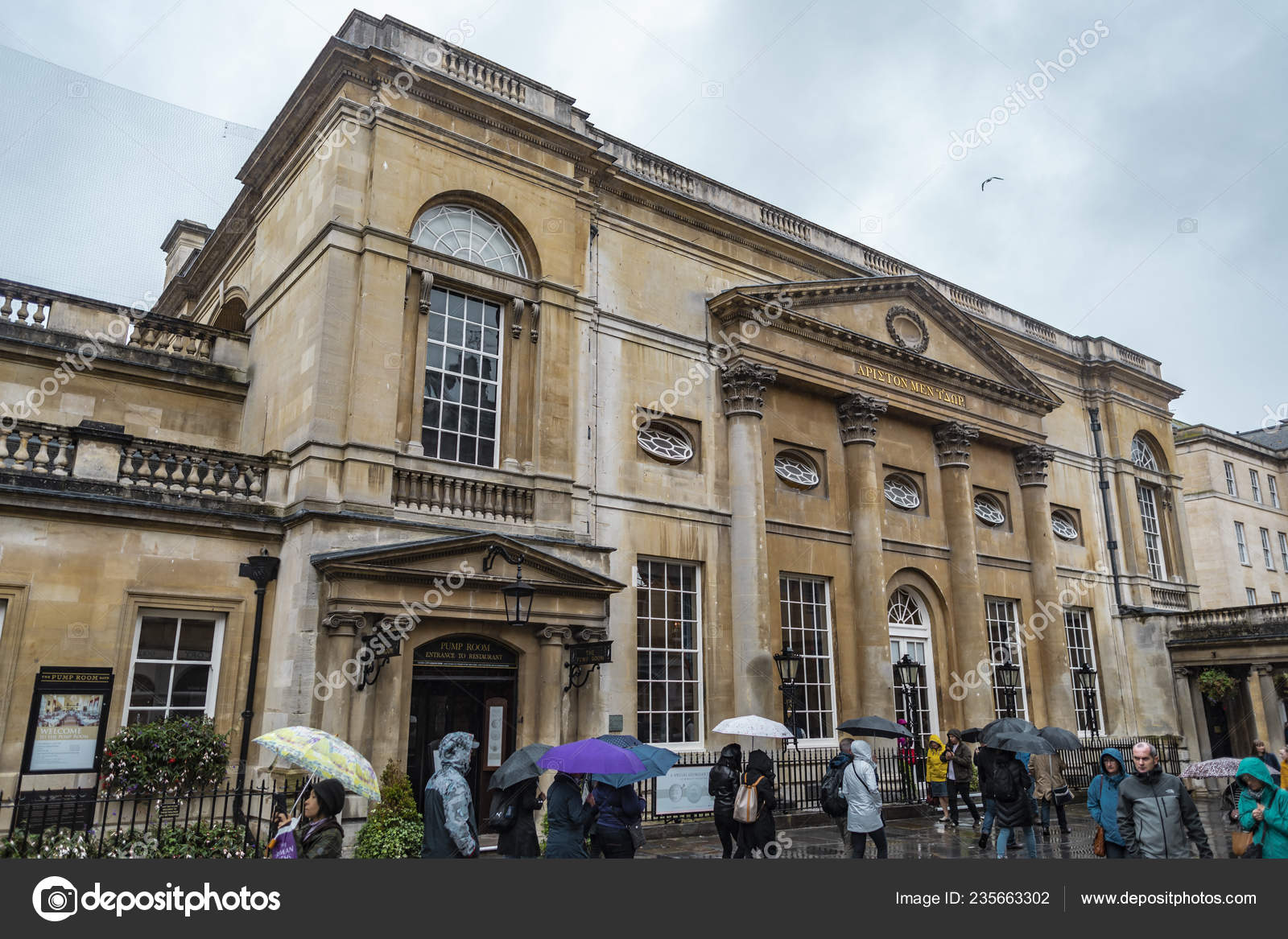 Bath England September 2018 Das Wahrzeichen Roman Baths