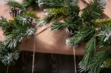 Yaratıcı Noel tatili dekorasyonu