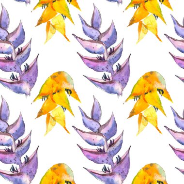 Trendy basit çiçek desenli. Calathea çiçekler. Tropikal orman yazdırma bırakır. Arka plan tekrarlayan Tekstil, duvar kağıdı, yüzey, yaz dekorasyon, posterler, davet için. Tropikal kavramı. Çiçek