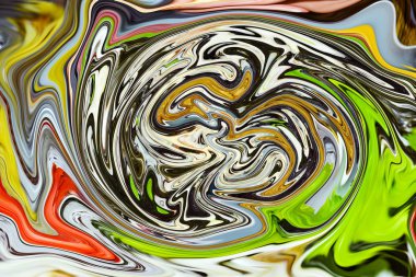 Çoğunlukla yeşil renkle oval doku.