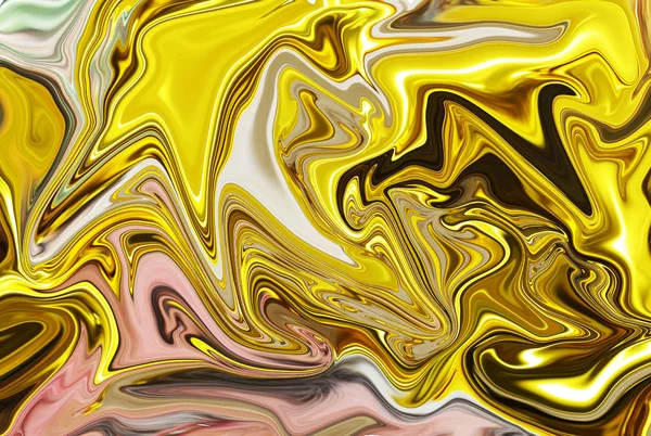 鋭いコーナーと様々な色合いを持つ黄金色の抽象的なテクスチャは プロポーションなしでランダムに散乱 — ストック写真
