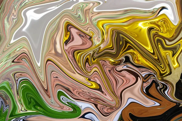 彩色轮廓混沌方向的绘制艺术 — 图库照片