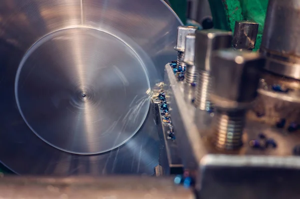 Lathe, manufacturing parts by machining metal on a milling machine.