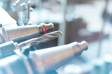 Cnc frezeleme için mandrels, matkap uçları, saplar.