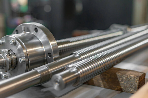 Ball screw in the industrial machine tool industry.