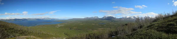 Utsikt över Abisko-dalen i Lappland — Stockfoto