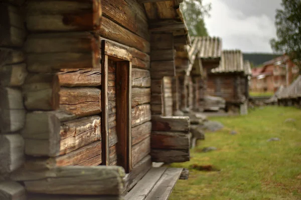 Lappstan v Arvidsjaur, historickém městě kostela Sami ve Švédsku — Stock fotografie