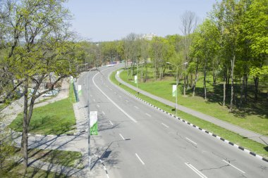 Otobanın üst görünümü.