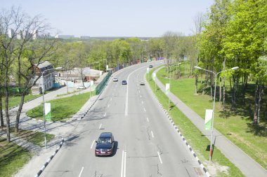 Otobanın üst görünümü.