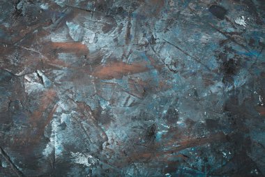 eski metal arka plan veya doku. Grunge dekoratif koyu mavi soyut, sıva duvar arka plan Brown. Kasvetli kaba doku. Web Banner veya kopya alanı tasarım ile duvar kağıdı. 