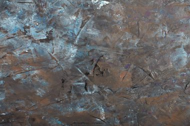eski metal arka plan veya doku. Grunge dekoratif koyu mavi soyut, sıva duvar arka plan Brown. Kasvetli kaba doku. Web Banner veya kopya alanı tasarım ile duvar kağıdı. 