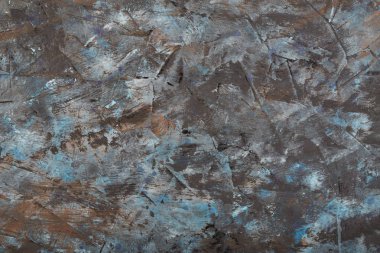 eski metal arka plan veya doku. Grunge dekoratif koyu mavi soyut, sıva duvar arka plan Brown. Kasvetli kaba doku. Web Banner veya kopya alanı tasarım ile duvar kağıdı.