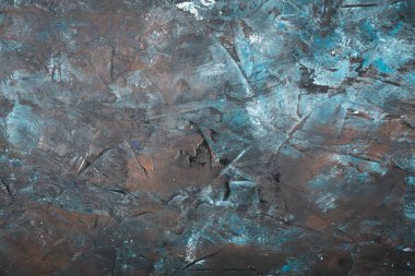 eski metal arka plan veya doku. Grunge dekoratif koyu mavi soyut, sıva duvar arka plan Brown. Kasvetli kaba doku. Web Banner veya kopya alanı tasarım ile duvar kağıdı.