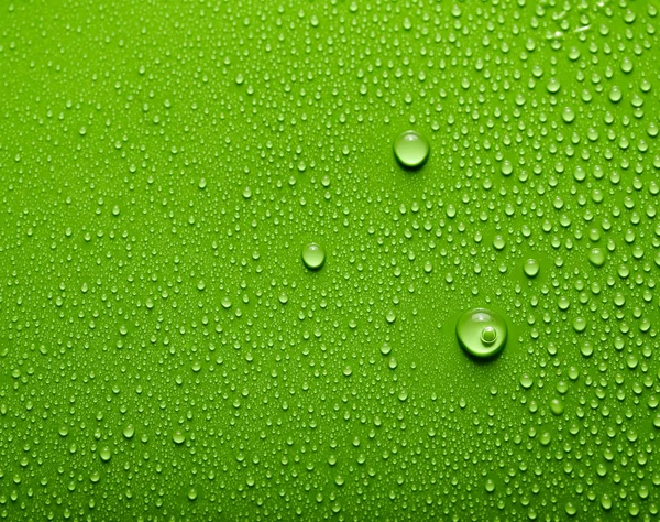 Gotas Pequenas Grandes Água Fundo Colorido Pulverizadores Líquidos Abstratos — Fotografia de Stock