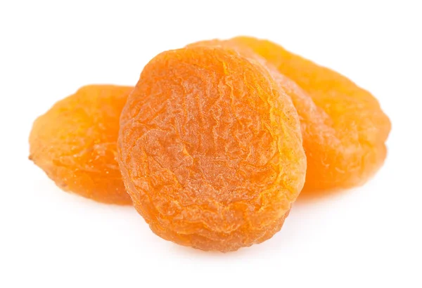 Torkad Aprikos Ingrediens Närbild Isolerad Vit Bakgrund Orange Aprikossoppa Frukt — Stockfoto