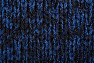 Yünlü kumaş yakın çekim. Geometrik desen kumaş.