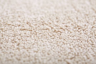 Kumaş ve doku konsepti - havlunun terry kumaş veya terry tekstil arkaplanının kapatılması