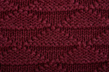 kırmızı kumaş ve doku konsepti - havlu terrybezi veya terry tekstil arkaplanının kapatılması