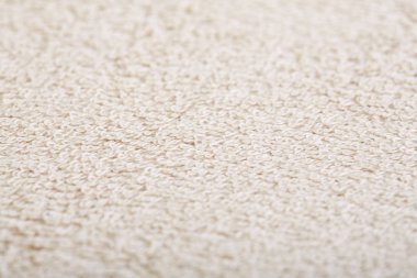 Kumaş ve doku konsepti - havlunun terry kumaş veya terry tekstil arkaplanının kapatılması