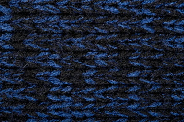 Textuur Van Donkerblauwe Stof — Stockfoto
