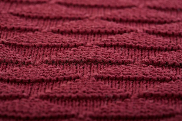 Рожевий Язаний Фон Текстури Тканини — стокове фото