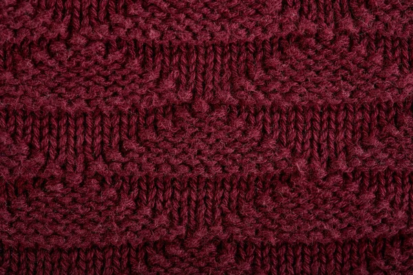 Rode Stof Textuur Concept Close Van Een Handdoek Badstof Textiel — Stockfoto