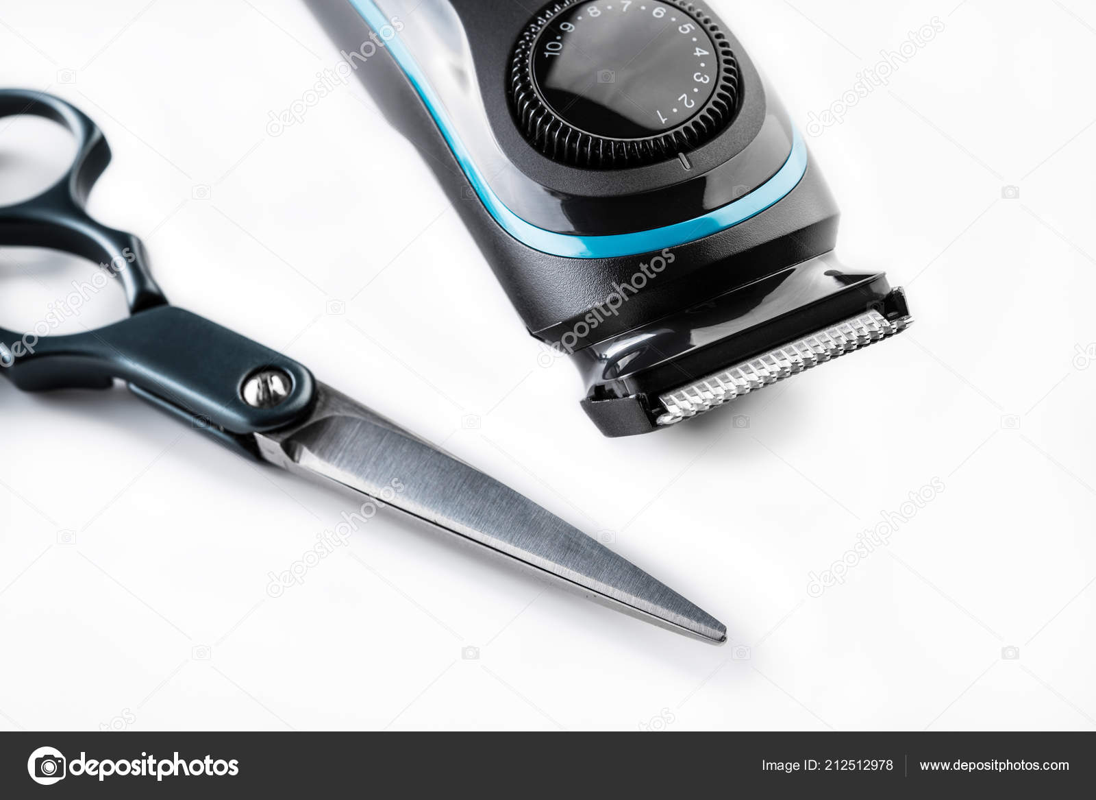 hair clippers and scissors