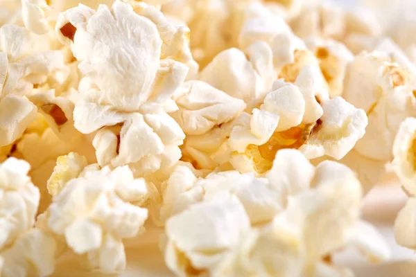 Popcorn Rand Isoliert Auf Weiß Film Fast Food Mais — Stockfoto